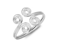 Exotic Silver Toe Ring TR-28